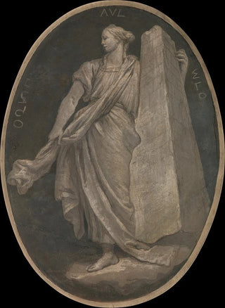 workshop of Giovanni Battista Tiepolo - Allegorical Figure Representing Fortitude.webp