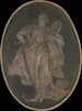 van de Allegorische figuur die de Voorzichtigheid voorstelt - Atelier van Giovanni Battista Tiepolo — weergave van het kunstwerk