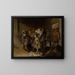 van Een ondervraging van een gevangene - Atelier van Pieter Jacobsz. Codde — ingelijst kunstwerk aan de muur