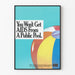 Vintage AIDS prevention poster - Clear and reassuring message