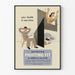Vintage health poster during wartime - Fighting Fit