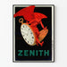 Vintage reclameposter ZENITH zakhorloge