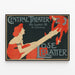 Vintage poster Central Theater - Lose Blätter — framed artwork on a wall