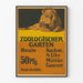 Vintage poster Lion Zoological Garden Military concert