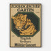 Vintage poster of Zoologischer Garten military concert